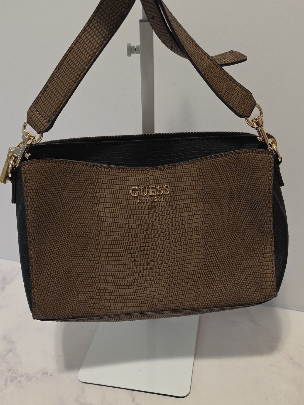 Guess Small Triple Compartment Girlfriend Crossbody Purse